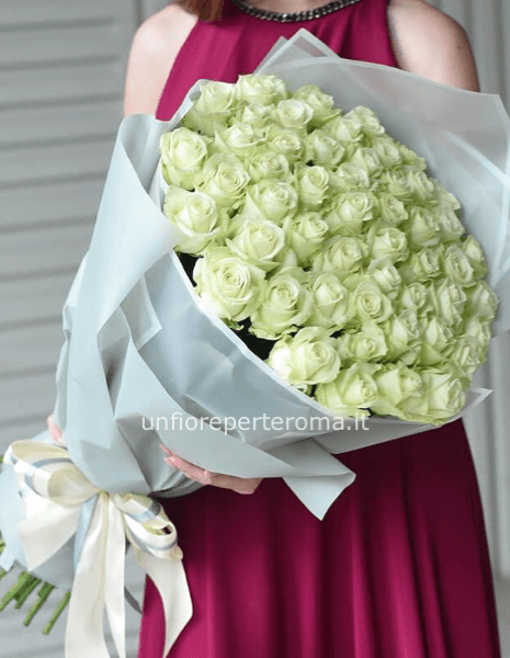 50 rose bianche